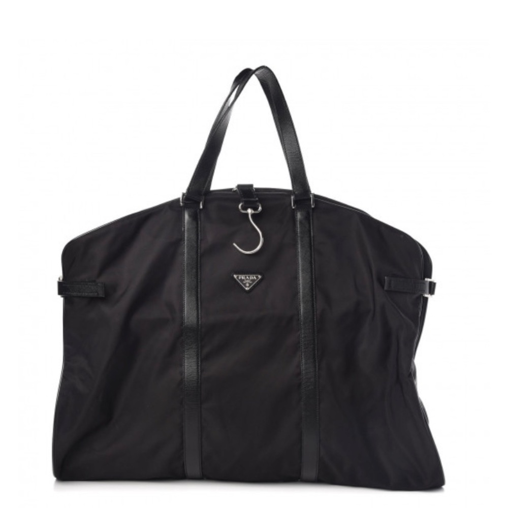Prada Nylon Viaggio Garment Bag Black